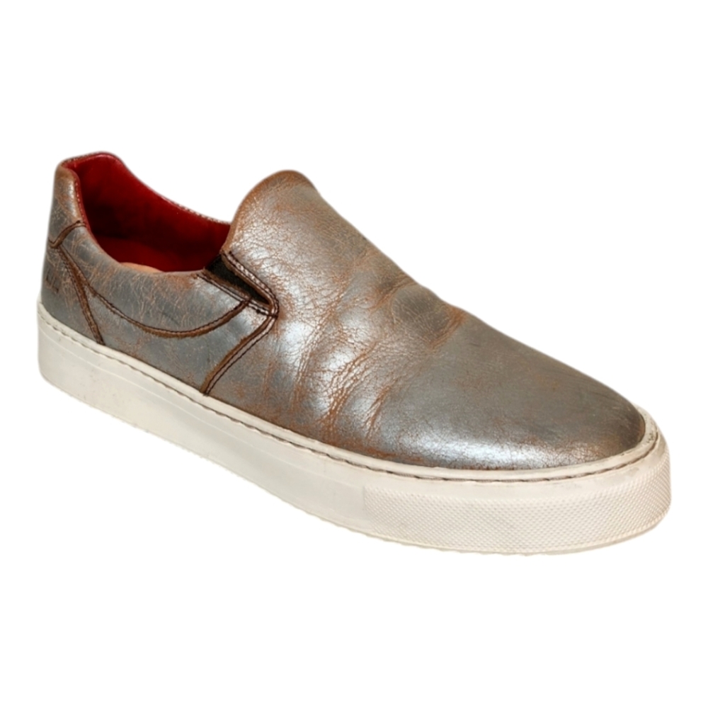 Bed Stu Silver and Brown Women's Sneakers